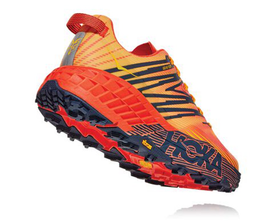 Trail Shoes Mens - Hoka One One Speedgoat 4 GORE-TEX - Red - FHBGNZO-94